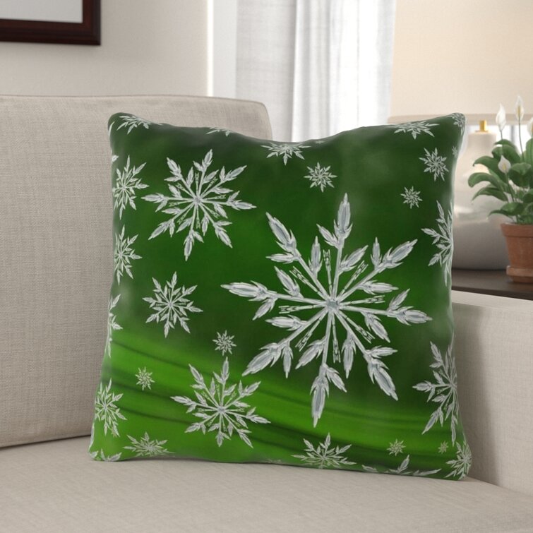 Green christmas hot sale pillows